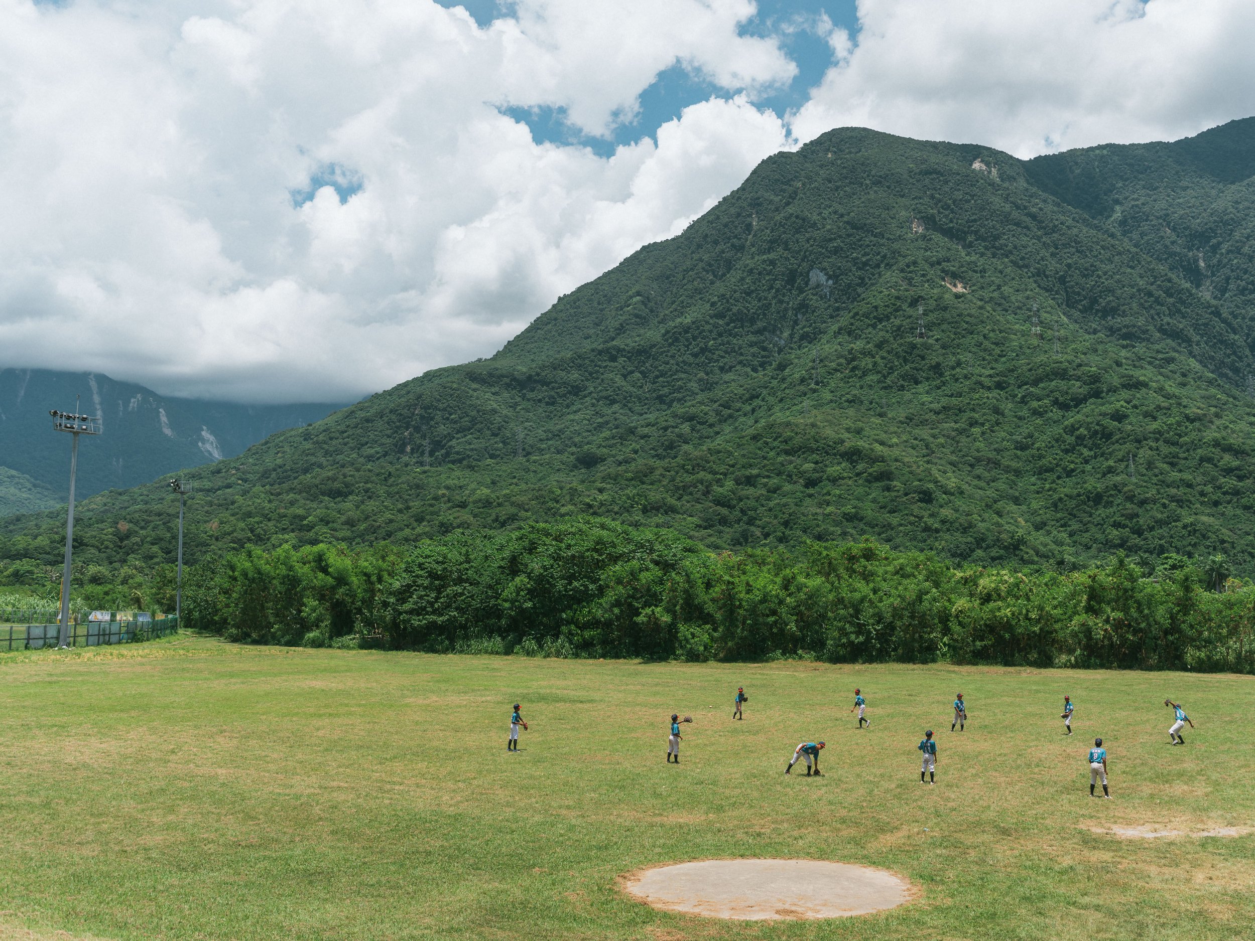 The baseball Team A of Bei-Nan Elementary School is participating in a summer tournament in Hualien.