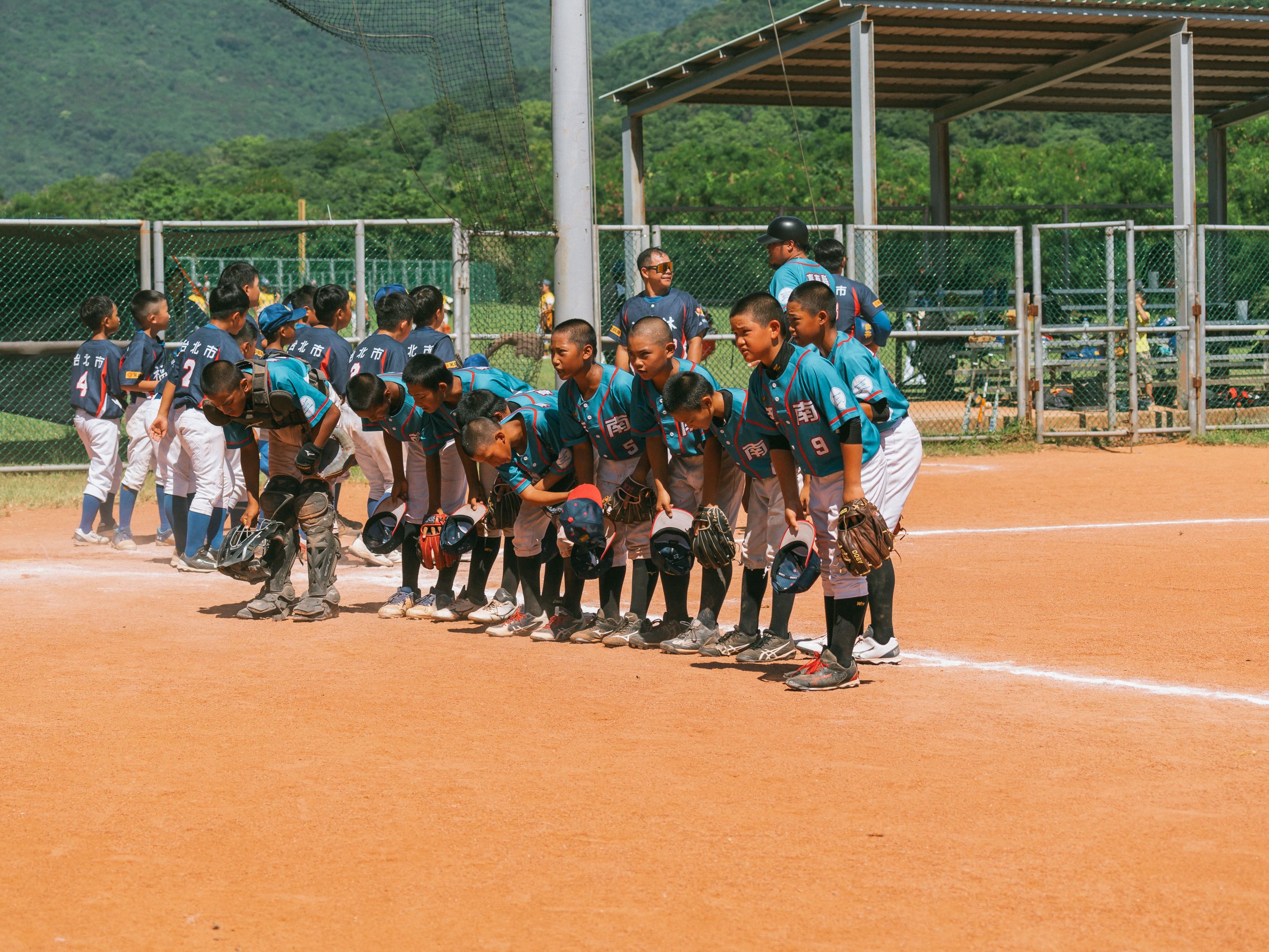The baseball Team A of Bei-Nan Elementary School is participating in a summer tournament in Hualien.