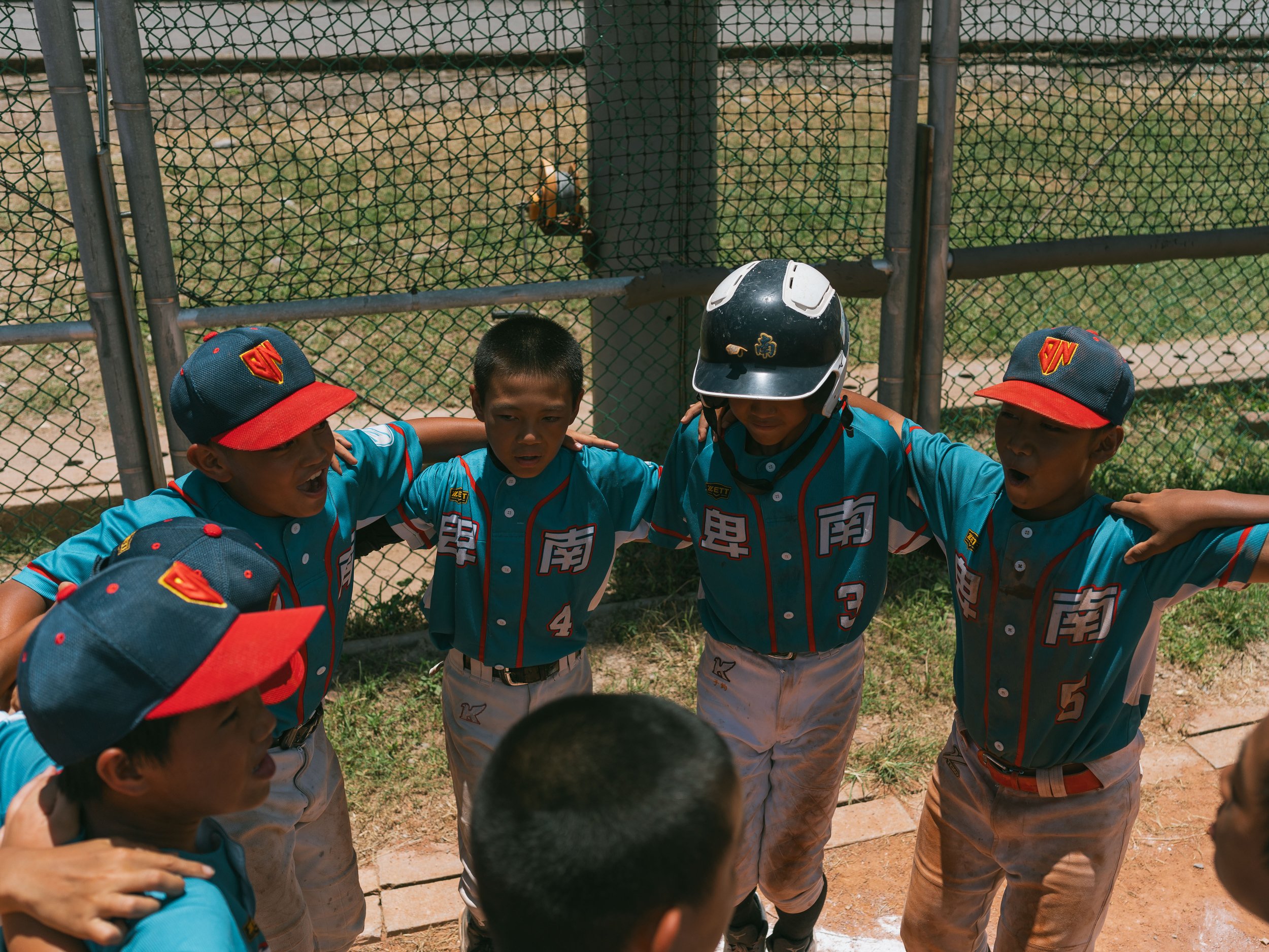 The baseball Team A of Bei-Nan Elementary School is participating in a summer tournament in Hualien.