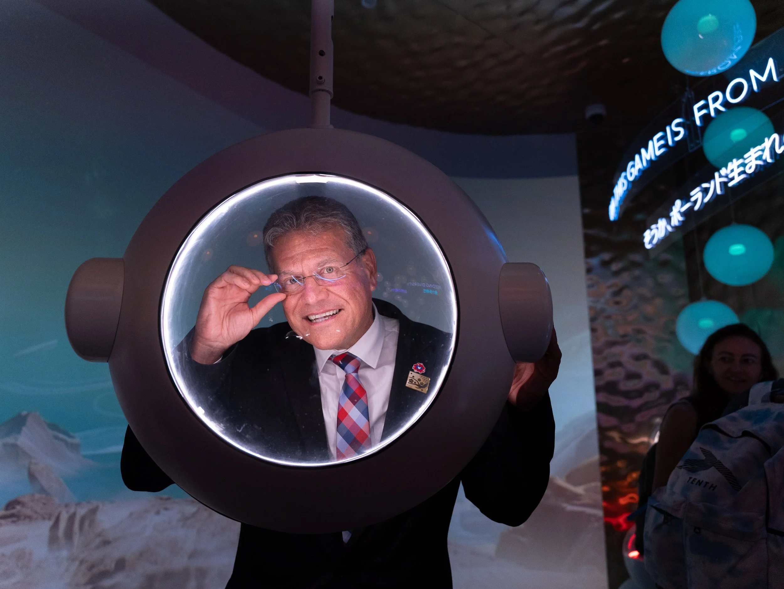 European Commission official photographer works