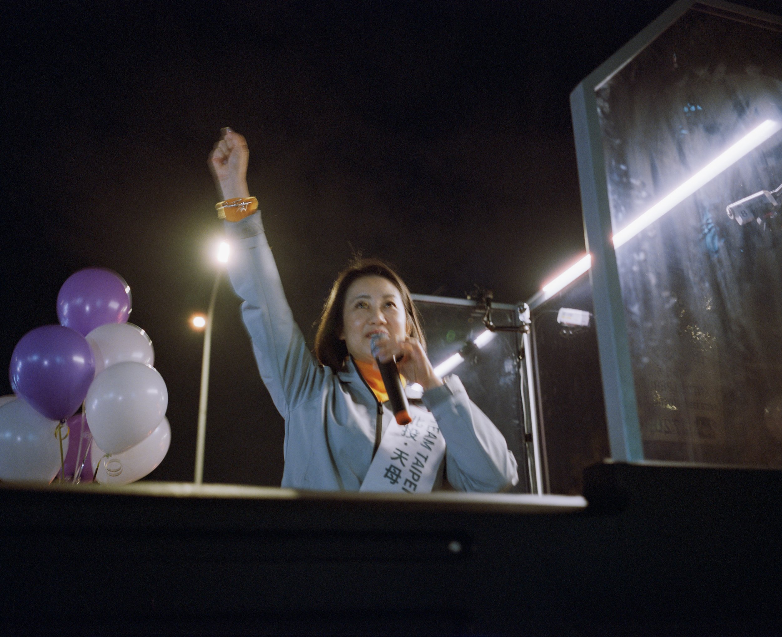 Night jeep greeting parade - January, 2024.