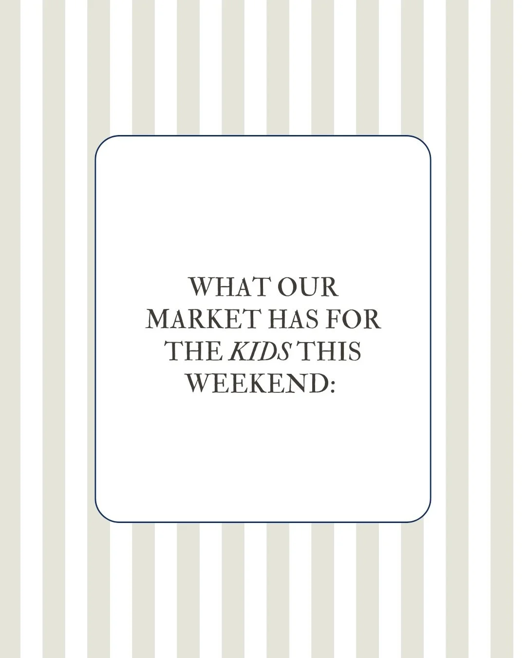 Swipe to see &amp; join us this weekend!