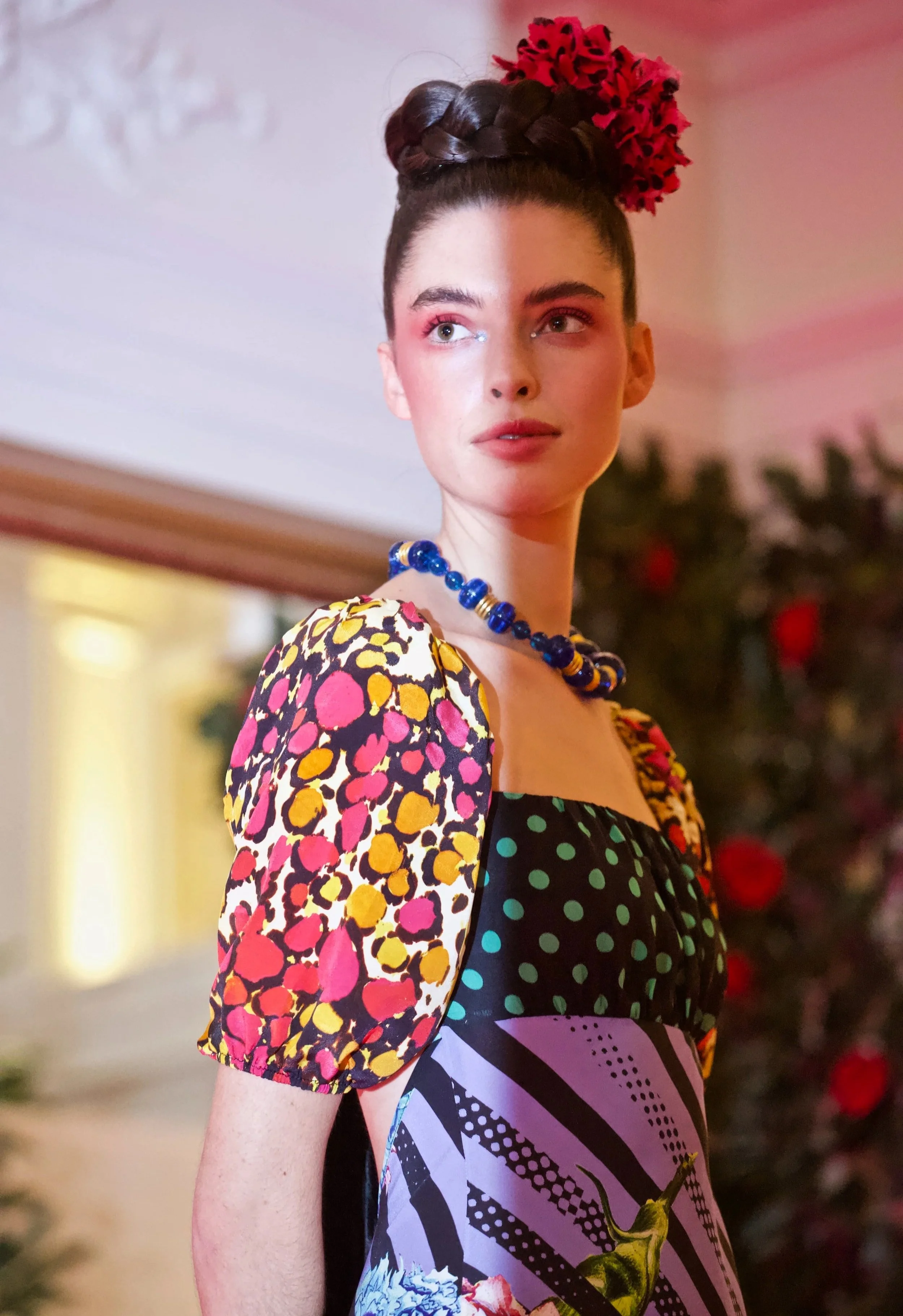 Christian Lacroix runway show, London Fashion Week, photographed by Taryn Gelder.