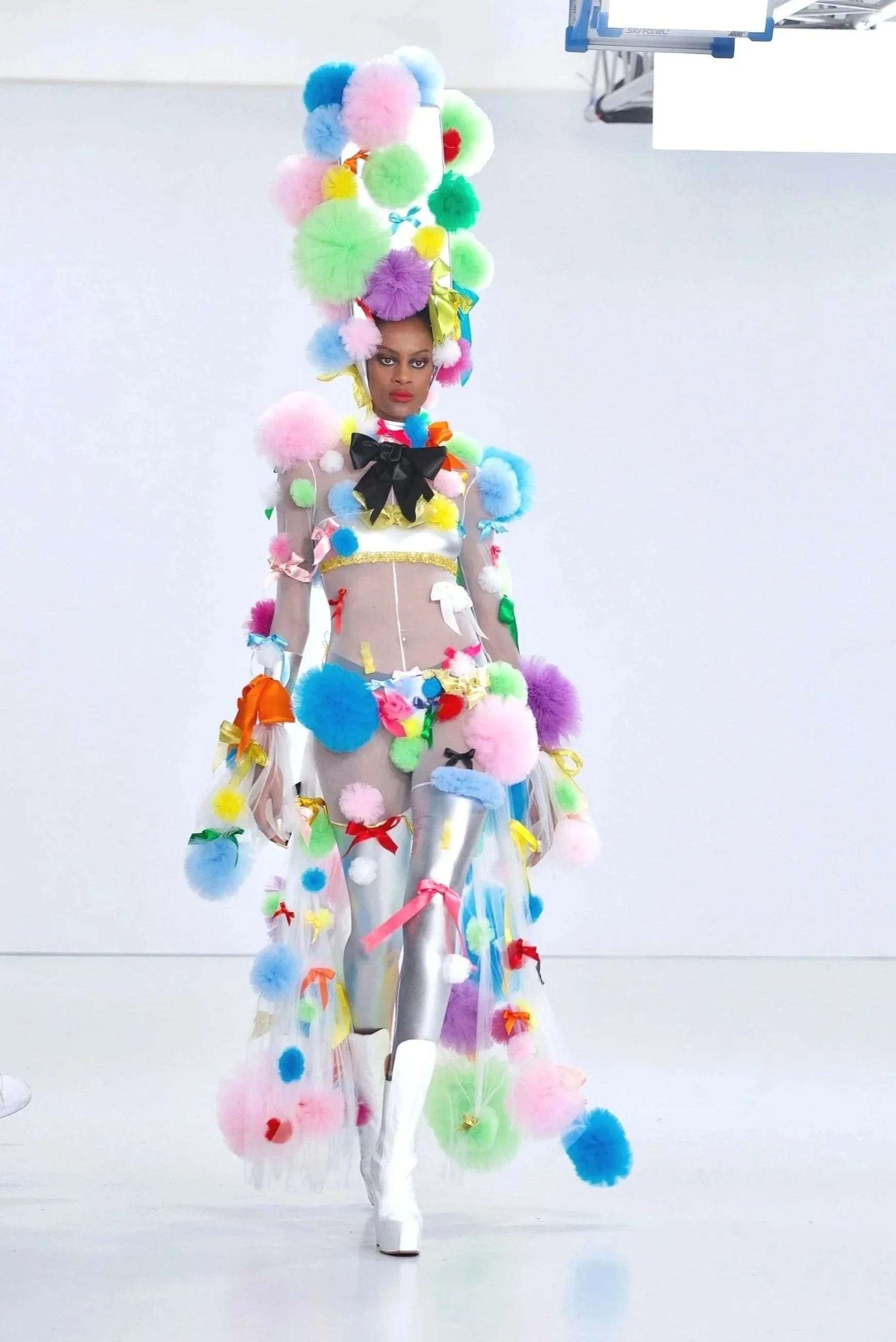 Pam Hogg Fashion, runway at London Fashion Week, photographed by Taryn Gelder.