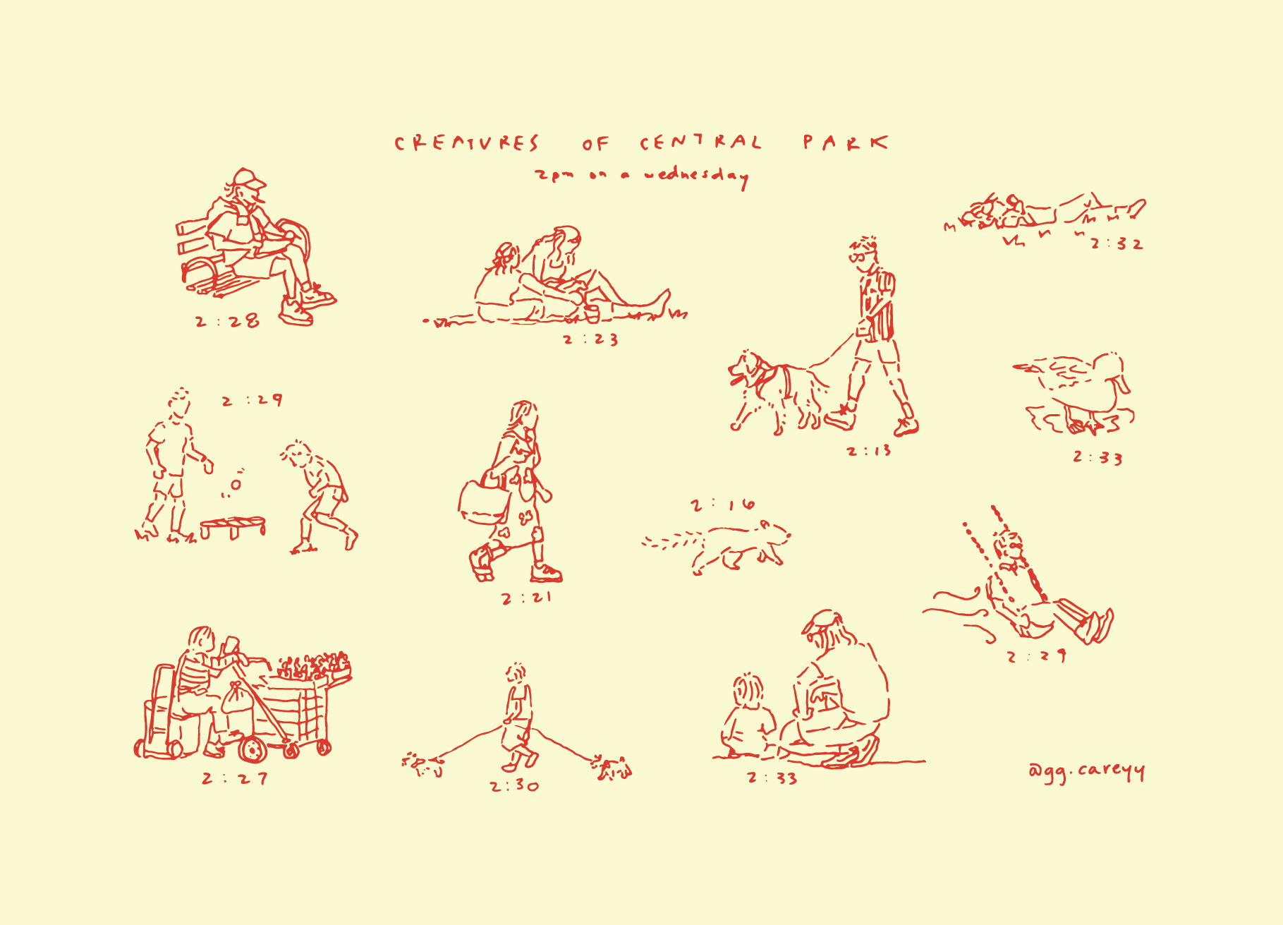 ggcareyy New York Creatures prints_Central Park.png