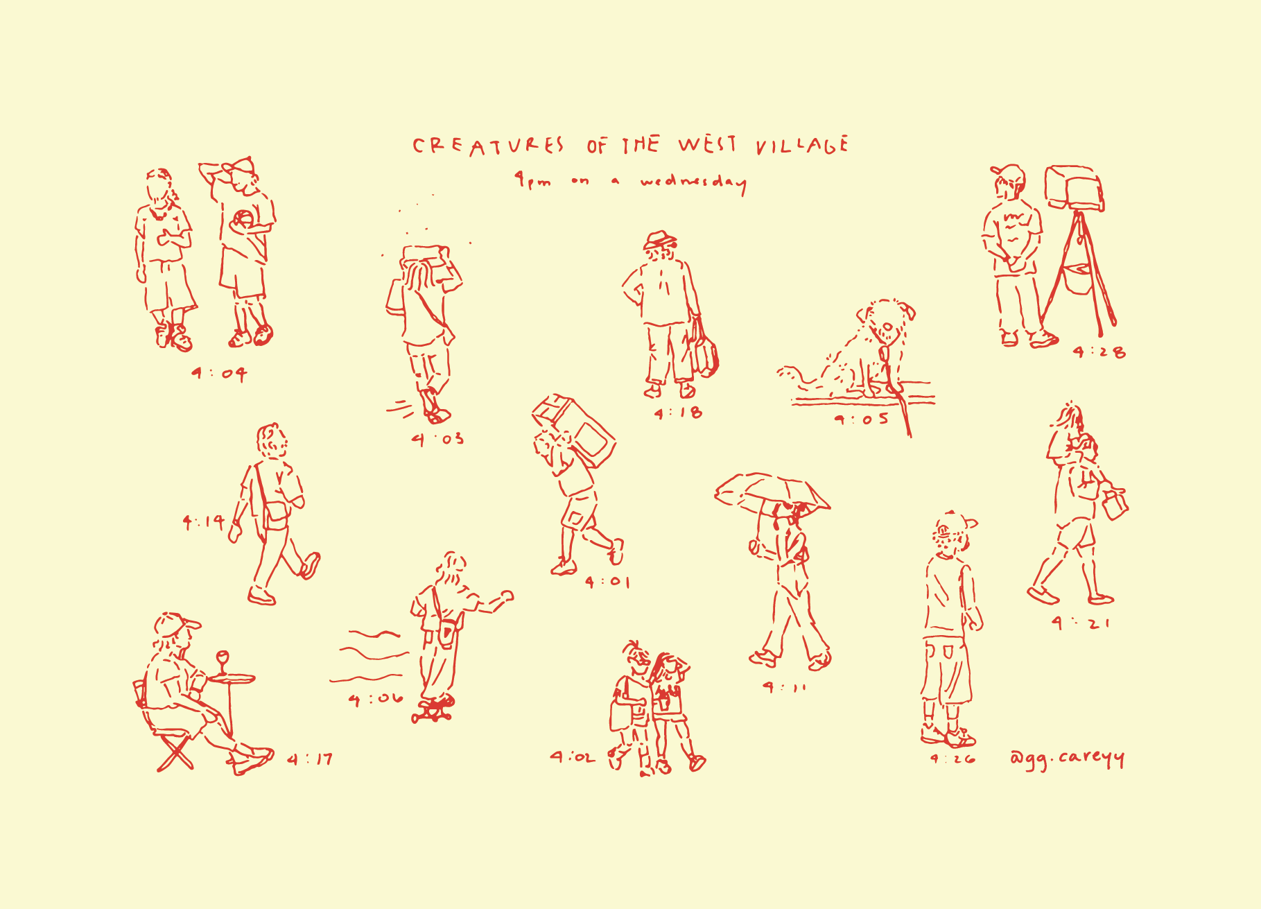 ggcareyy New York Creatures prints_West Village.png