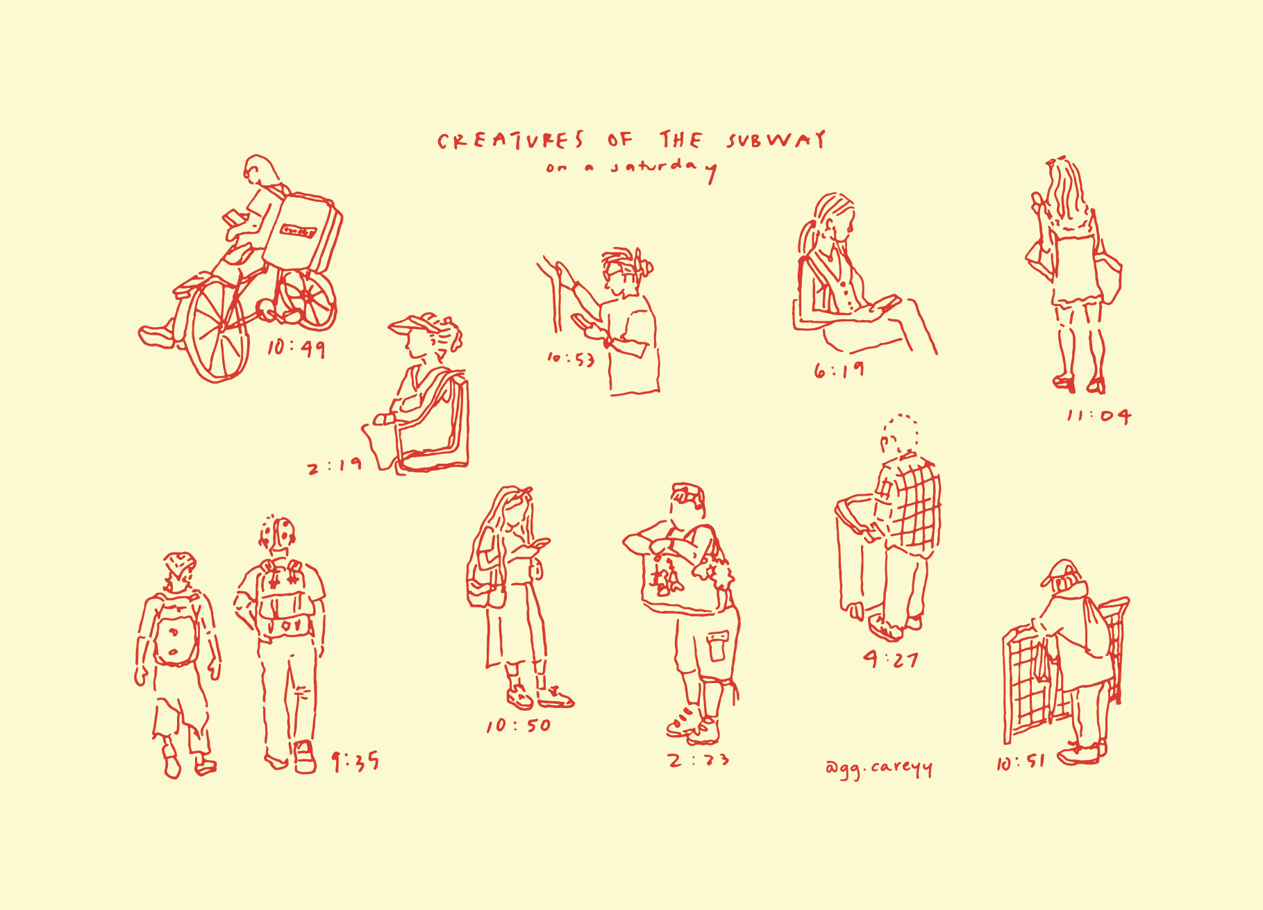 ggcareyy New York Creatures prints_subway.png