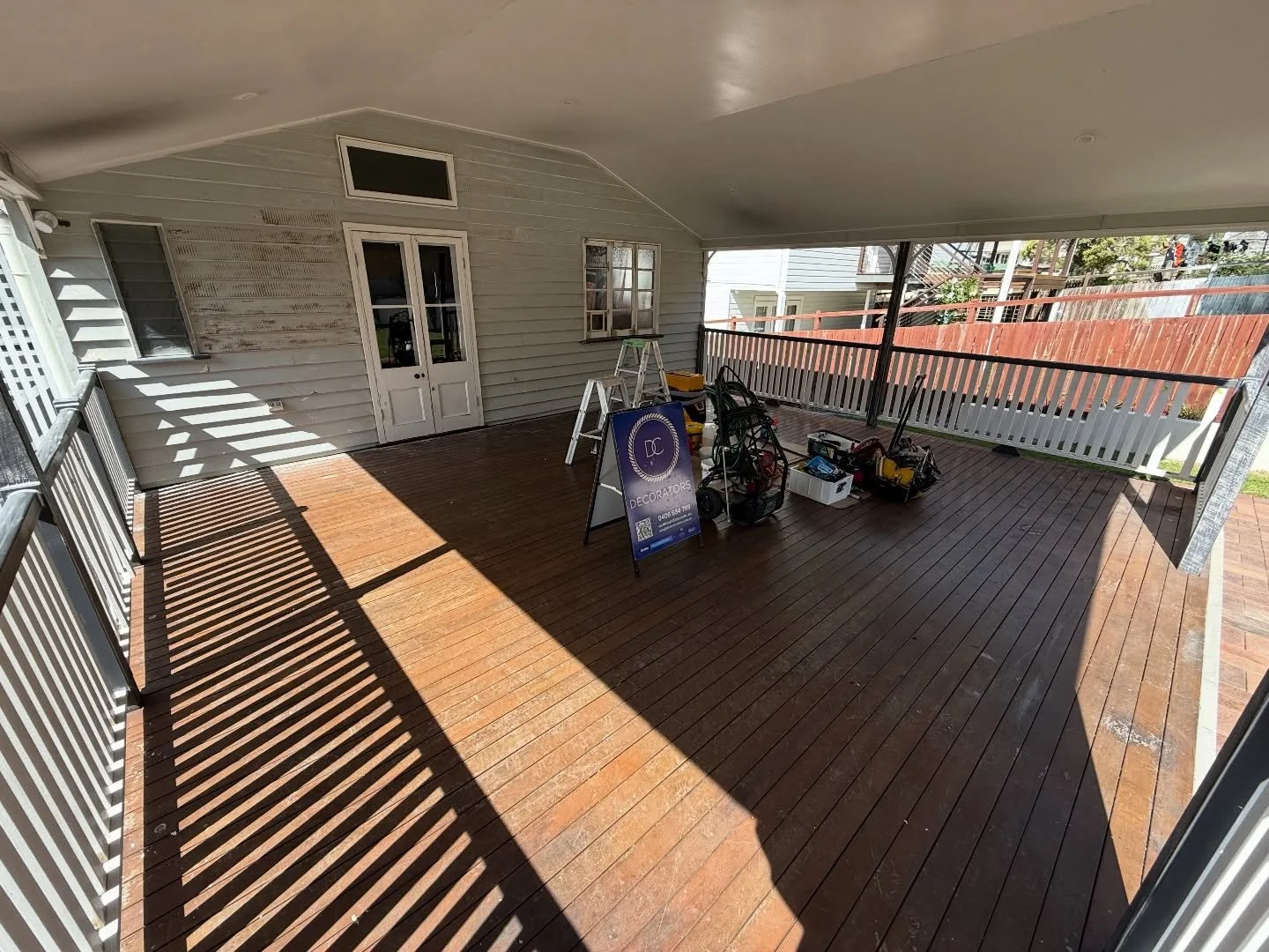 restoring weathered deck