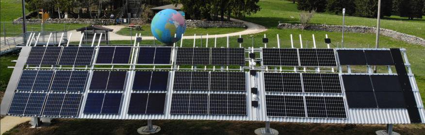 ....Mont-Soleil: tests PV scientifiques, premiers résultats..Mont-Soleil: Wissenschaftliche PV-Tests, erste Ergebnisse..Mont-Soleil: scientific PV tests, first results....