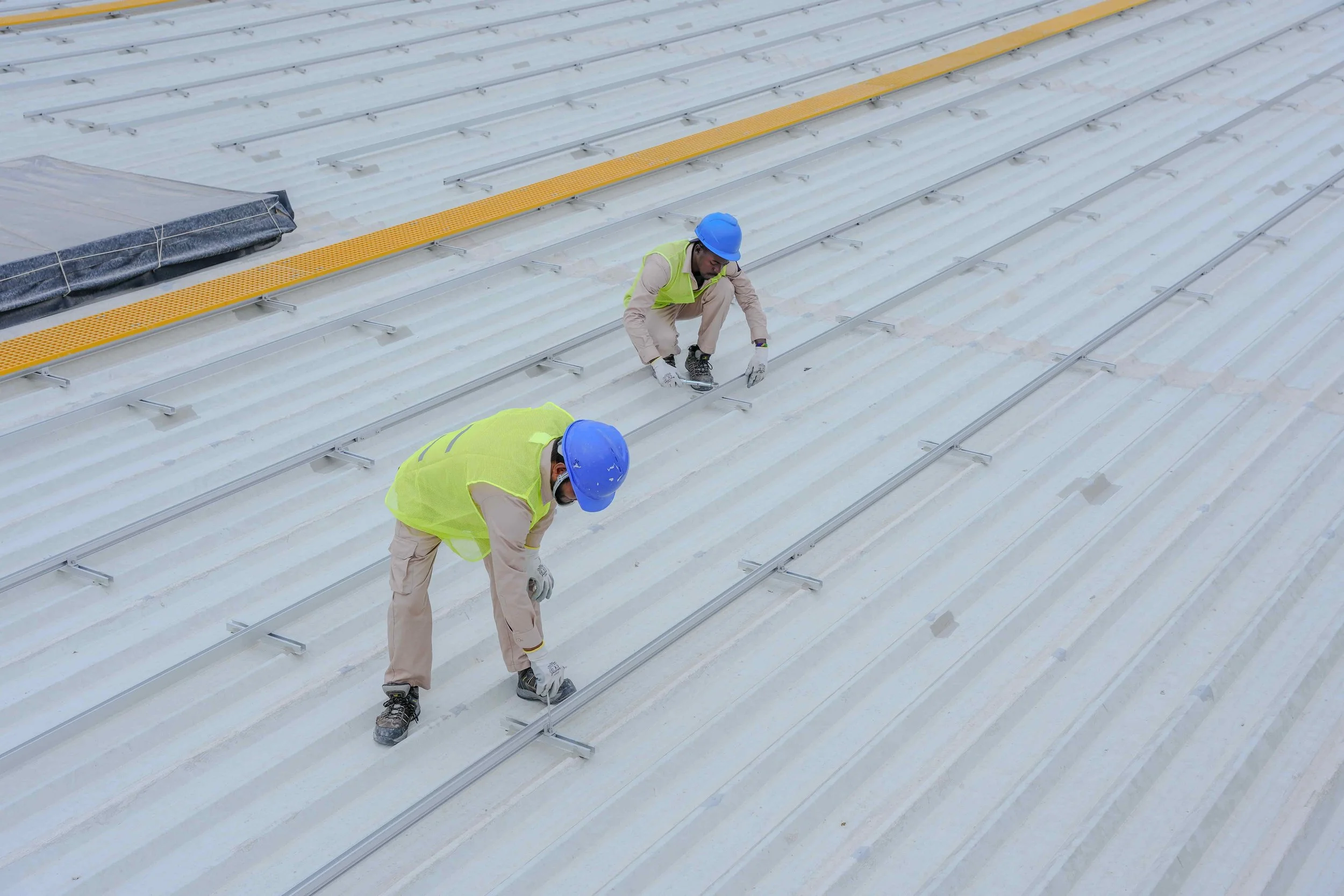 Tightening Solar Rails.jpg