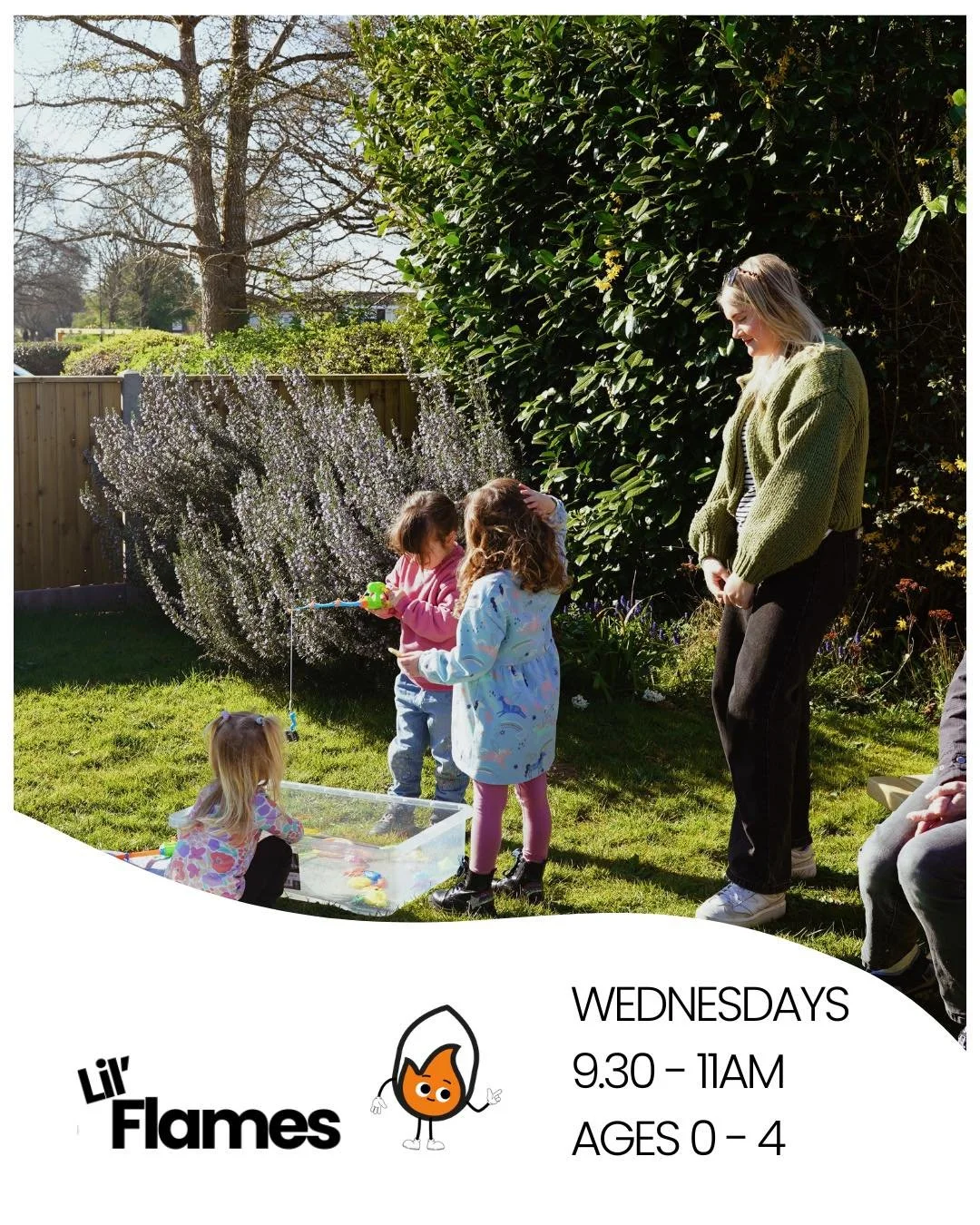 LIL&rsquo; FLAMES 🔥 

We cannot wait to welcome you back every Wednesday (during term time) after our summer break, and are excited for a morning filled with activities for the children, fresh snacks and coffee🫶