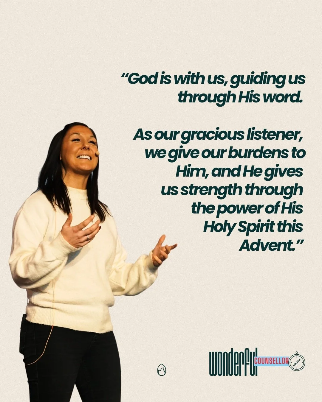 On Sunday Michelle kicked off our Advent series, preaching powerfully on Jesus as our Wonderful Counsellor. 

&quot;He gives us strength through the power of His Holy Spirit this Advent.&quot;🙌

Listen back on our website, or why not join us at Lord