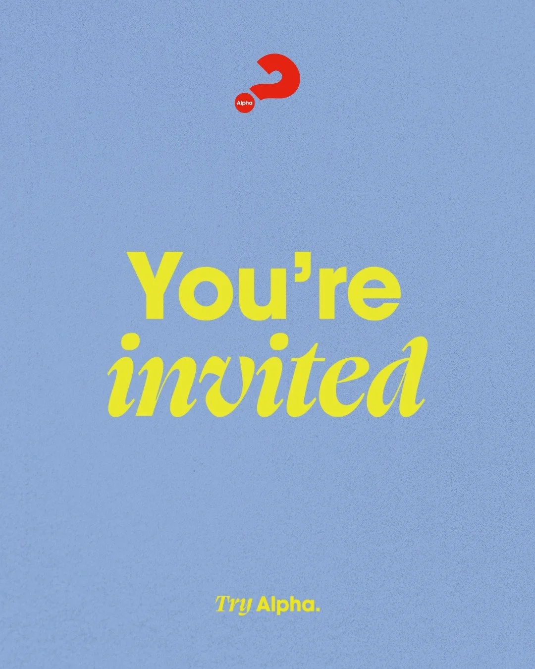 Alpha starts in 1 week! Who are you inviting❓️

Alpha is for both adults and Youth (11-18s), and if you or someone you know wants to find out more about the Christian faith, we can't wait to meet you. 🫶

ALPHA &amp; ALPHA YOUTH
&ndash; Wednesday 28t