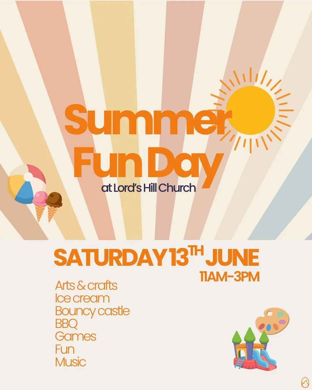 If last week's BBQ wasn't enough, we'd love to see you at our Summer Fun Day - perfect for families &amp; kids with a bouncy castle, arts, crafts and more🌞

#Lordshill #Community