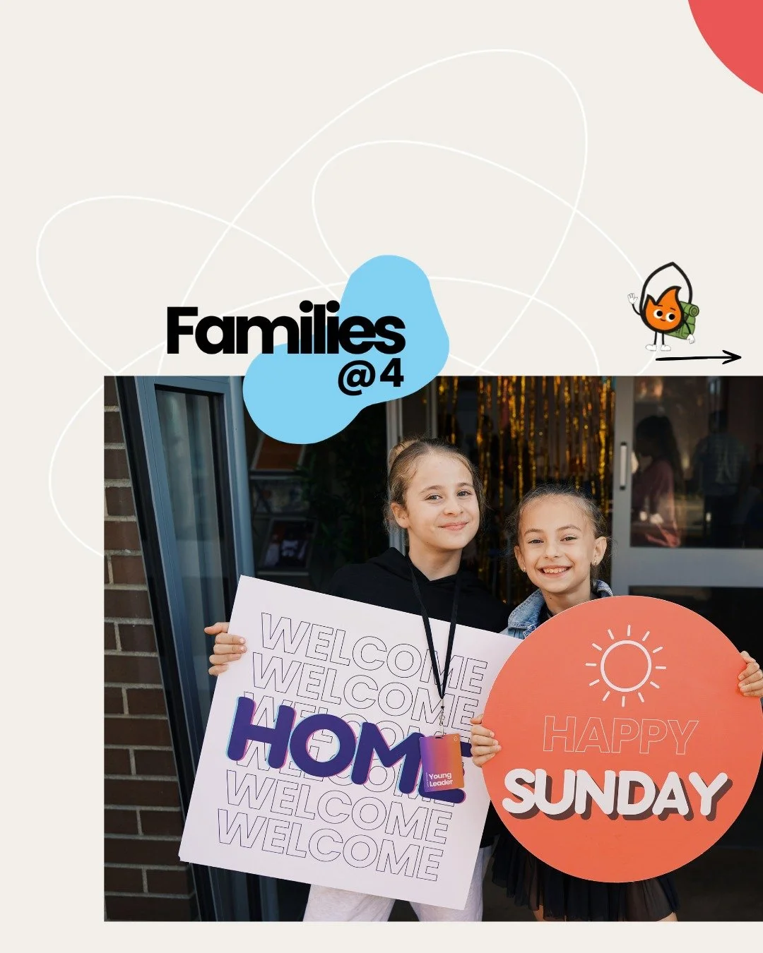 FAMILIES@4 is back this Sunday, and we're excited to explore the adventure of the Lost Sheep 🐑

- Sunday 27th September
- 4PM
- Lord's Hill Church