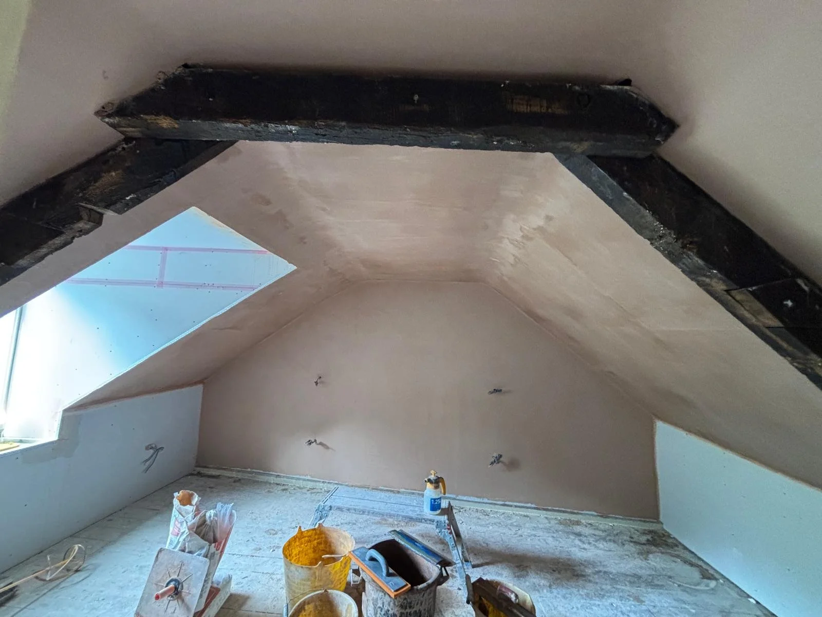 Project Journal: Bullnose Ceiling Plastering