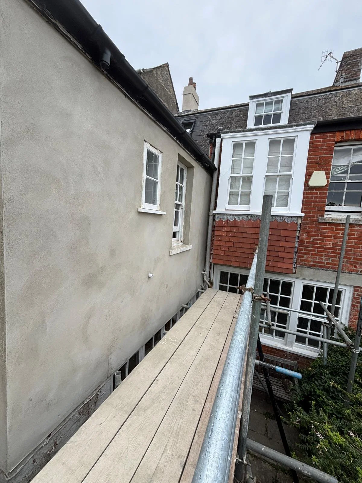 Project Journal: Side Extension Render & Damp Repair in Dorset