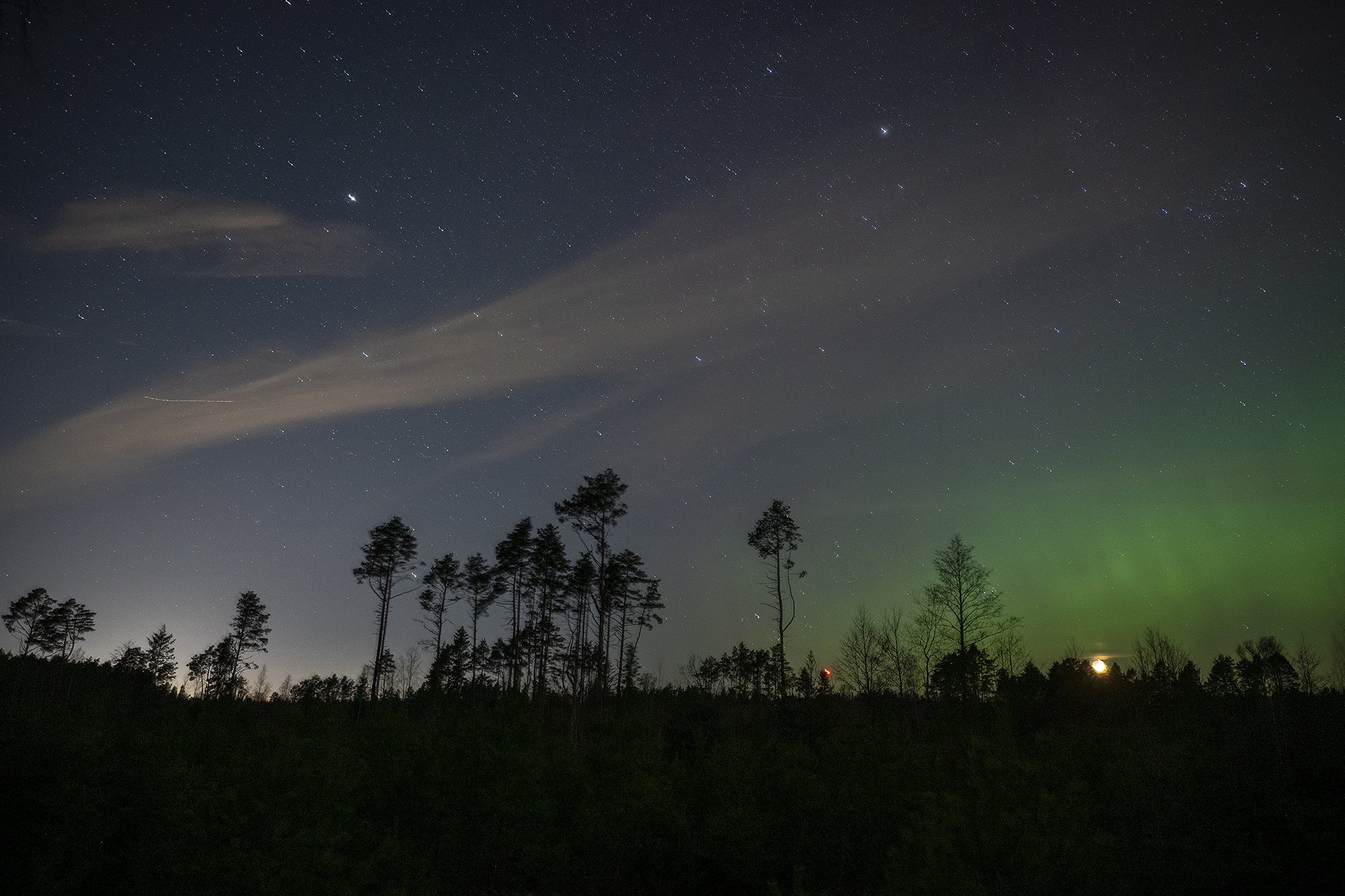 Pilveke virmaliste valguses. Harjumaa 2026