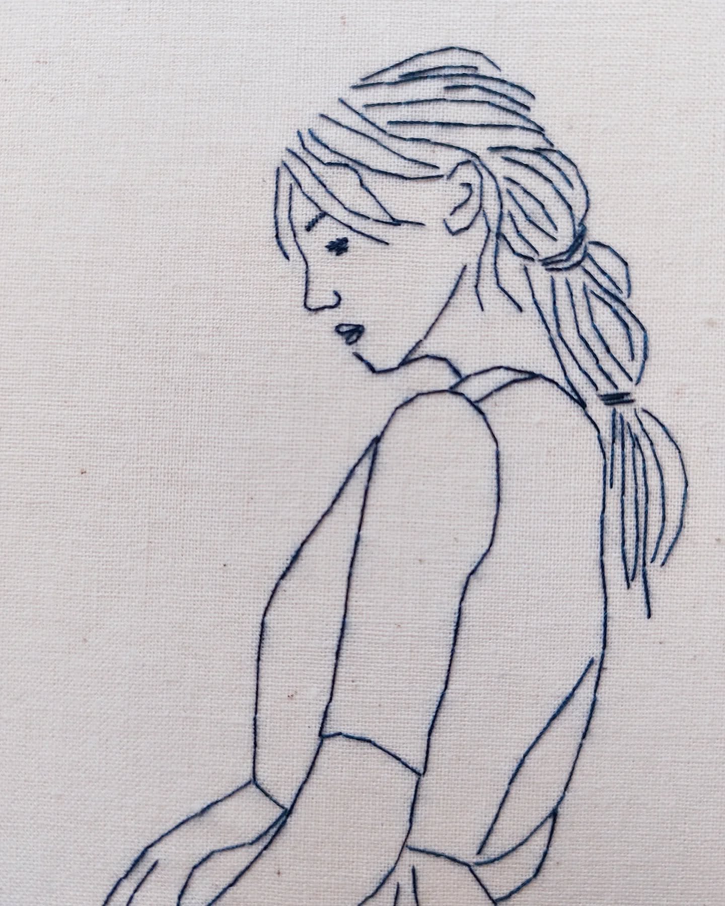 En pleine r&eacute;flexion sur la r&eacute;daction de mon prochain post...
.
#reflexion #arttextile #artisanatdartfrancais