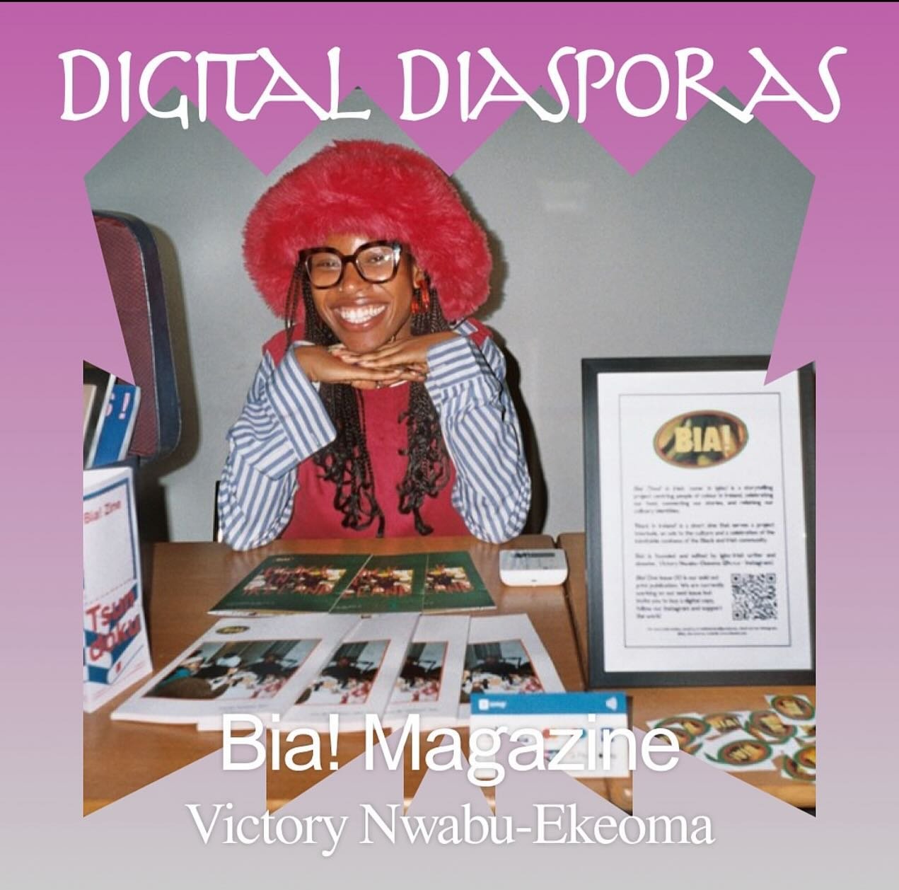 hello internet! 

there are a lot of new faces following. welcome! let me introduce myself. my name&rsquo;s victory (not victoria) and i am the founder and editor of bia! zine AND the terrible custodian of this instagram account! forgive me!

i&rsquo