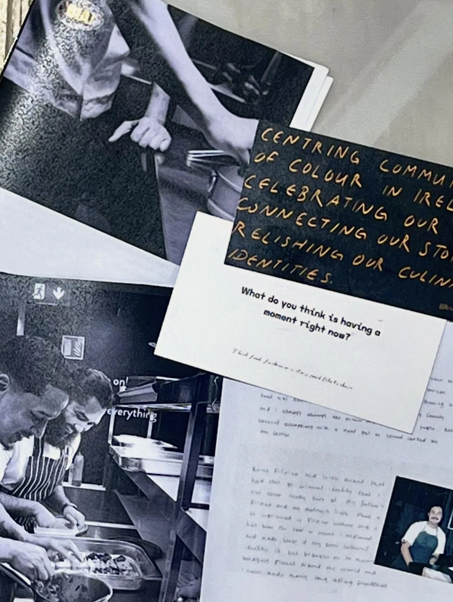 i made a mini-zine and some conversation cards for a special dinner hosted by @hi.spiritswineclub, @amaibyviktor and @irelandfashionweek celebrating the intersection of food and fashion.

it was inspired by the Michelin awards and the chefs who are r