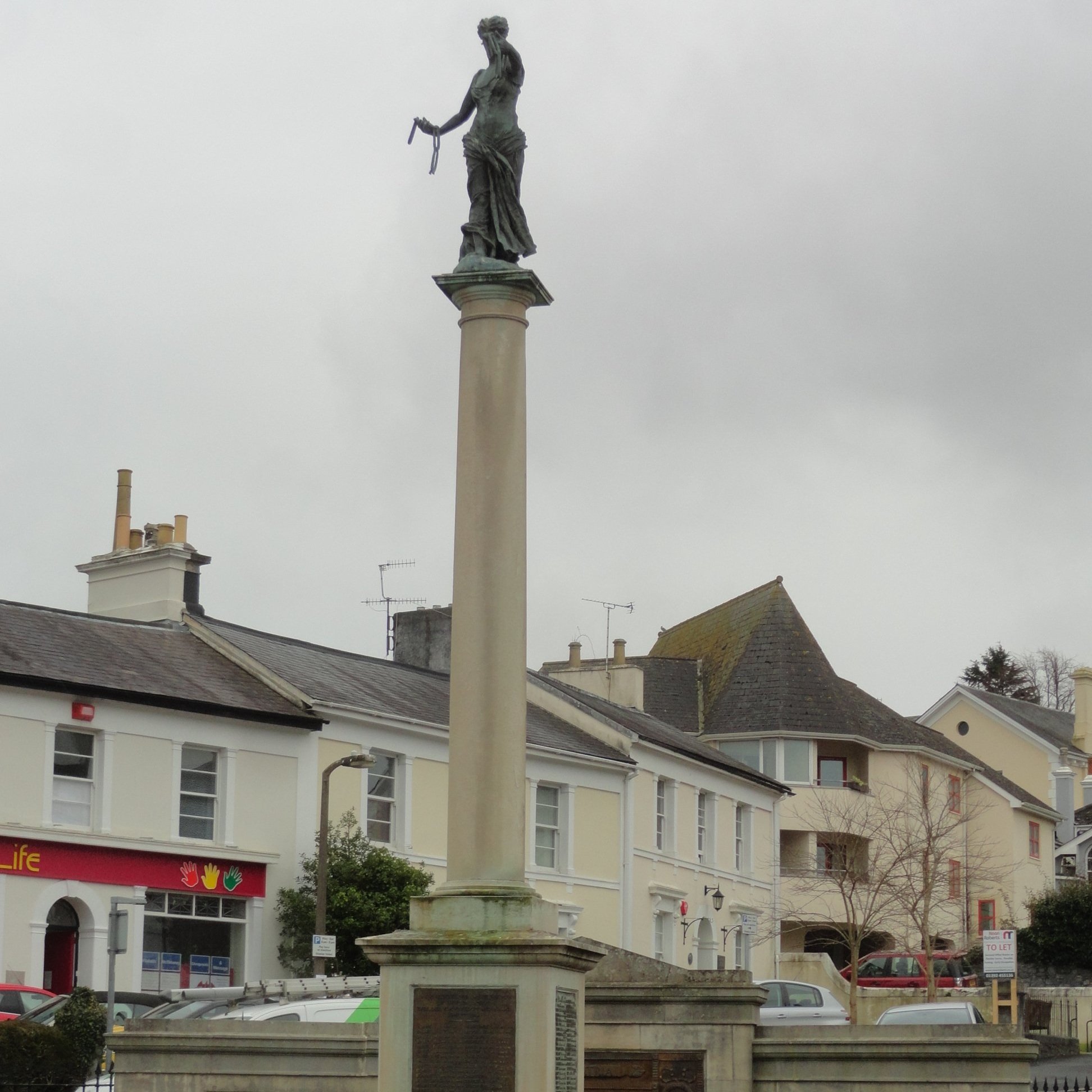 Grade II-listed Newton Abbot War Memoria