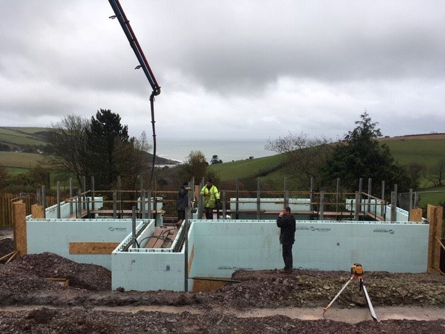 Insulated concrete forms or (ICF) - Nudura