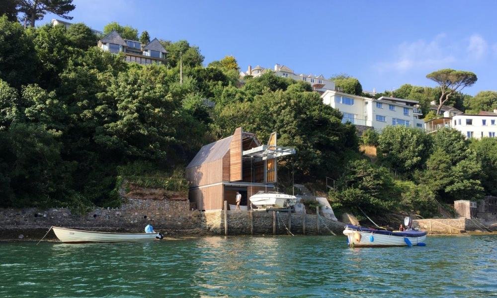 Berberis Boathouse - structural engineering project in Newton Ferrers