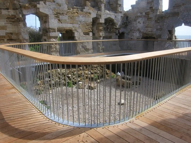 Sandsfoot Castle - restoration work requiring conservation engineering expertise