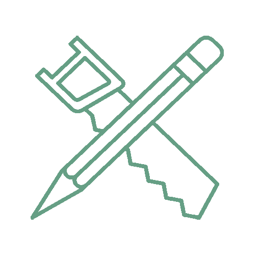 a green icon of a microphone with a diagonal slash through it, symbolizing muted audio