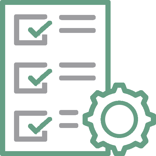 Gray rectangles with lines, resembling list items or posts, with corresponding text lines to the right. A white circle is also present on the right side.