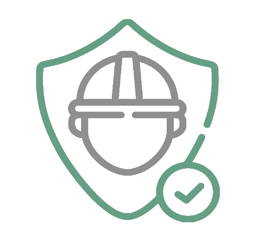 Eating utensils with a plate on a wooden table; includes a knife, fork, and spoon.