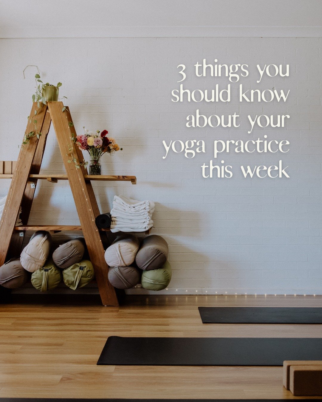 Gentle reminders before the new week begins 🥰👏 We look forward to seeing you on the mat again soon 🧘🏻&zwj;♀️
