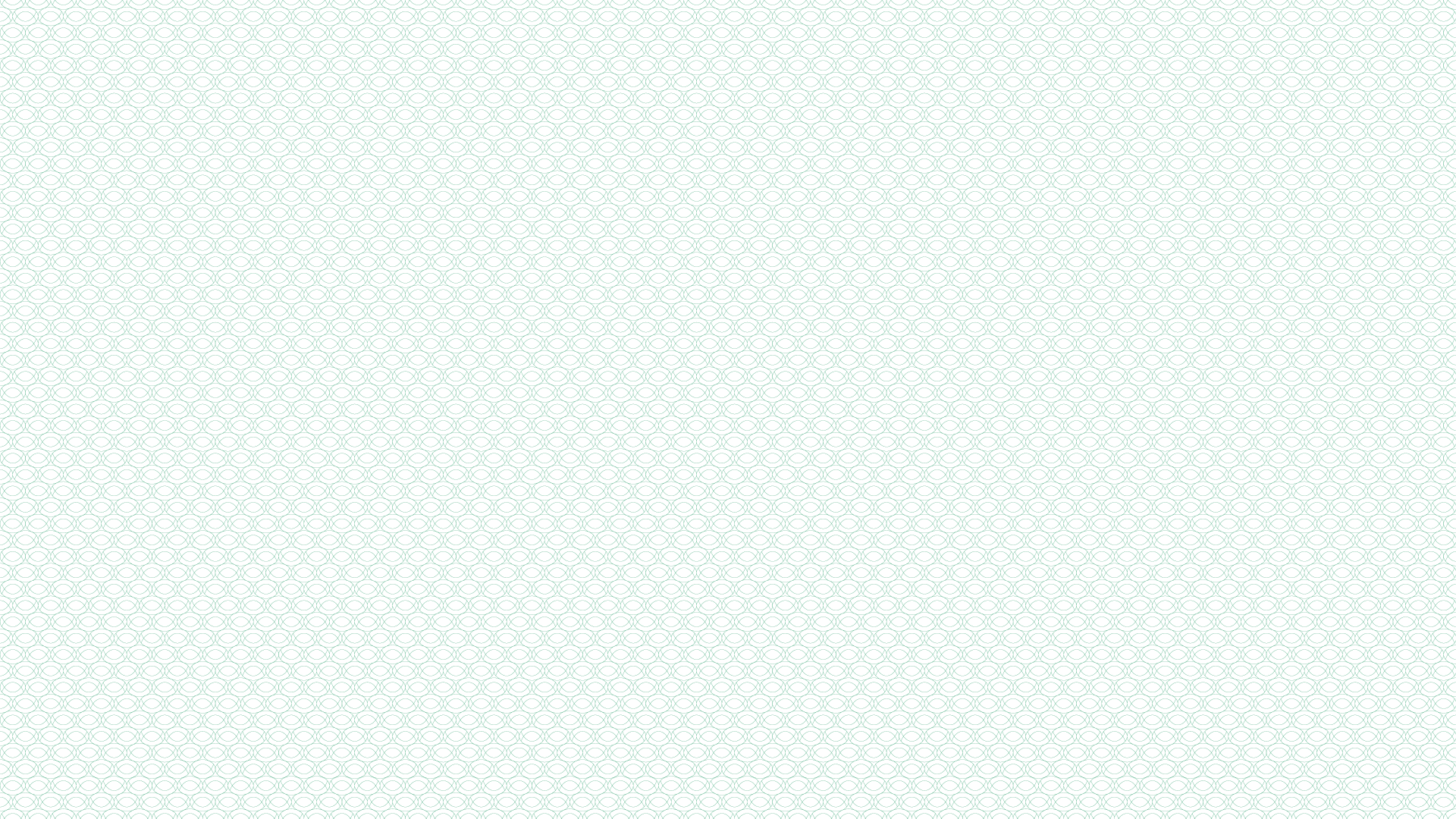 A digital pattern of interconnected circles and lines on a black background.