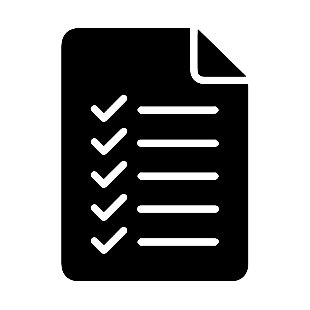 A black and white line drawing profile of a person's head wearing a face mask. The person's eye is visible above the mask.