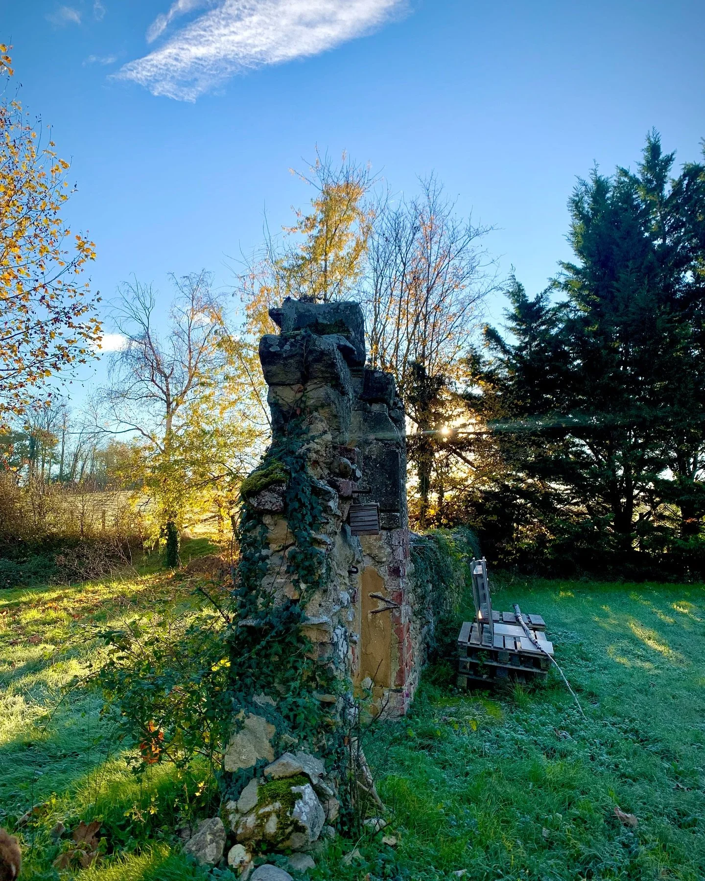 Promesse de beau temps d&rsquo;un samedi matin de novembre 🌞😀
.
.
.
.
.
#maisondh&ocirc;tes #maisondhotesdecharme #maisonmedievale #vacancesenfrance #vacanceshiver #sortienature #weekendoff #weekendnature #visitfrance #visitrhonealpes #vieillespier