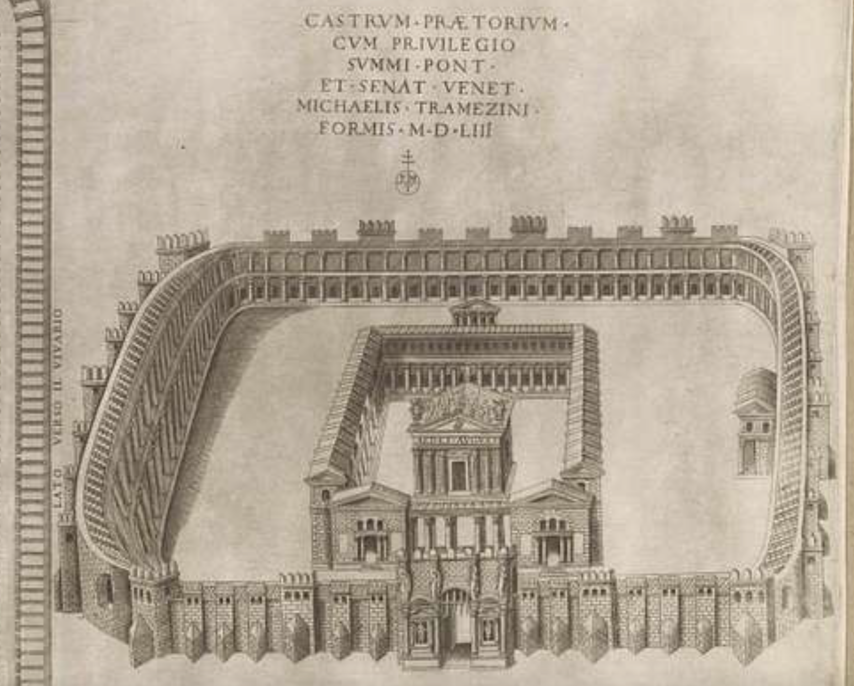 schéma historique d'un castrum romain