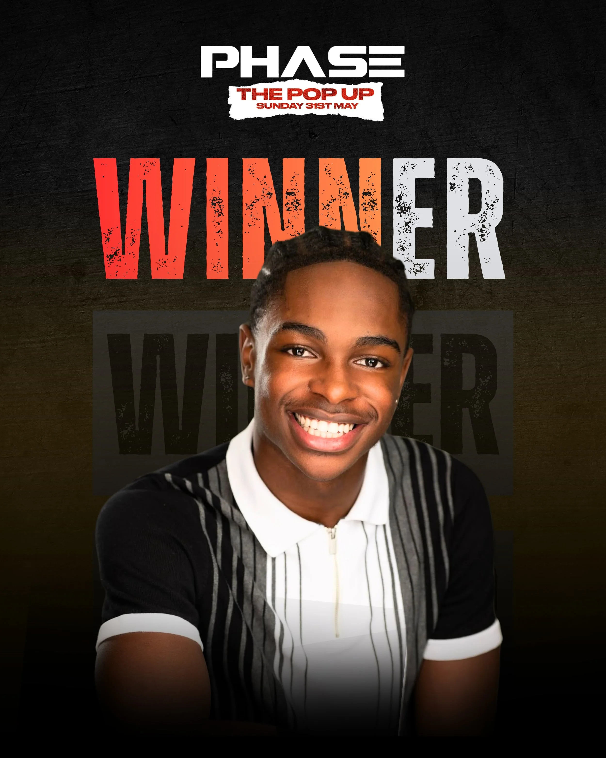 A MASSIVE congratulations to @lilonke_ny on winning a FREE place to PHASE: The Pop Up! 🙌🚀🔥

For everyone else&hellip; this is your sign! 

Only 18 spaces left!

⚠️ Once it&rsquo;s full, it&rsquo;s full. 

📅 SUNDAY 31st MAY
📍 Oti Mabuse Dance Stu