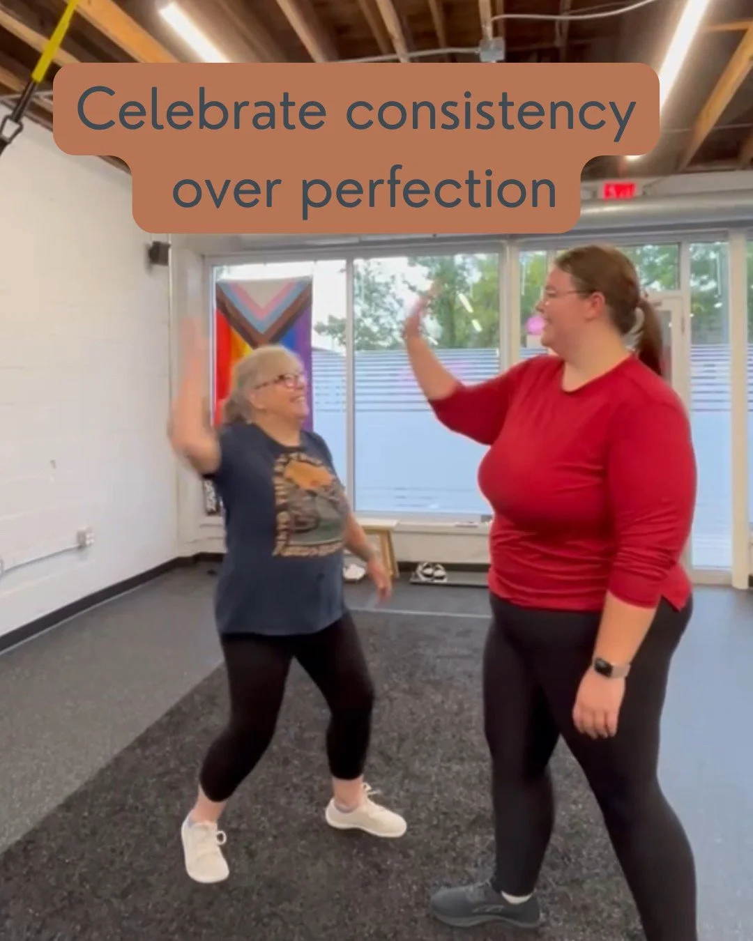 We love the &ldquo;small wins&rdquo;! (you showed up 3x this week, nailed first push-up, built a routine, worked out hungover when you really didn't want to)
Celebrate consistency over perfection.
Perfect workouts don&rsquo;t bring results&mdash;cons