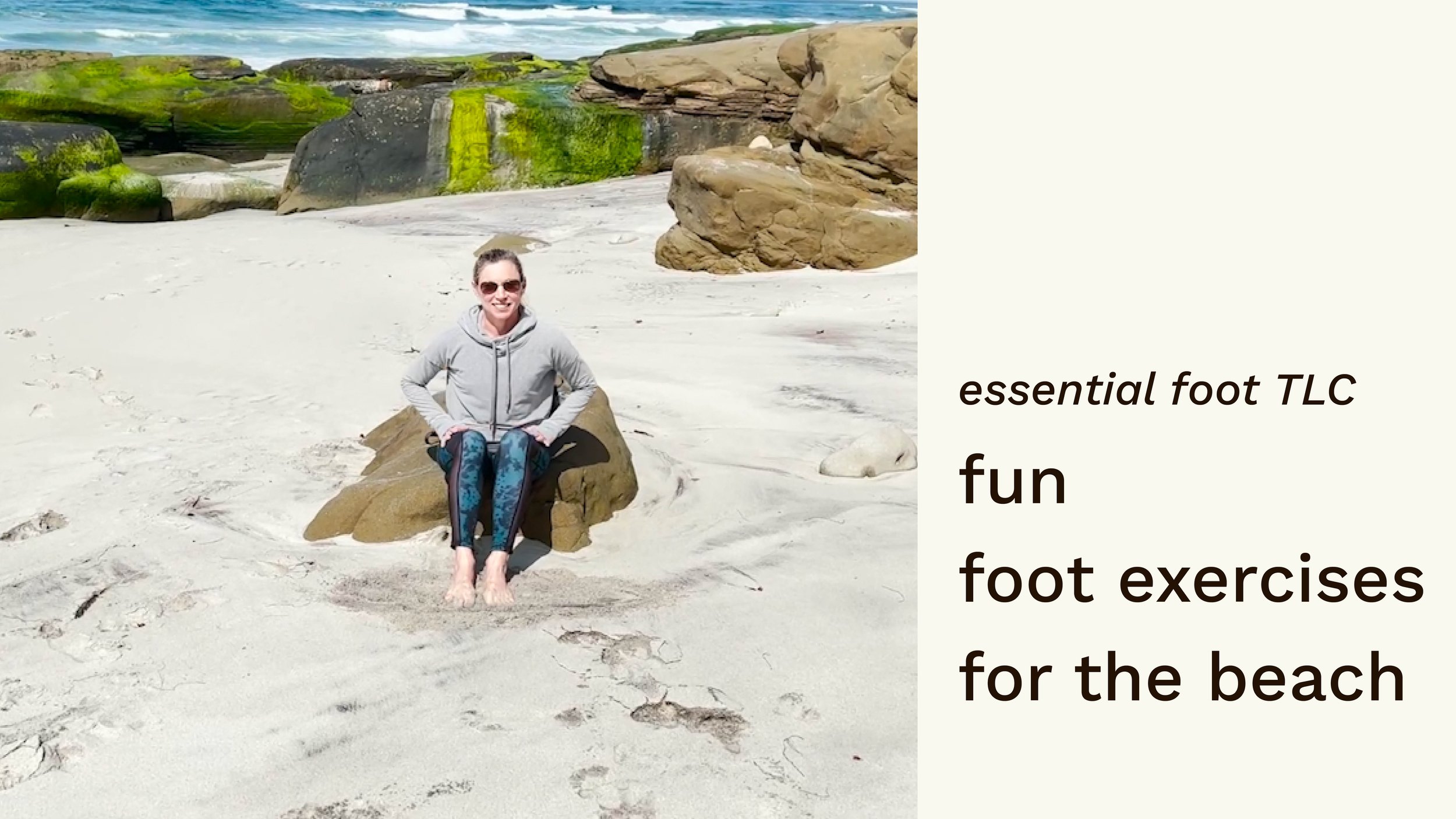 fun foot exercises to do at the beach!