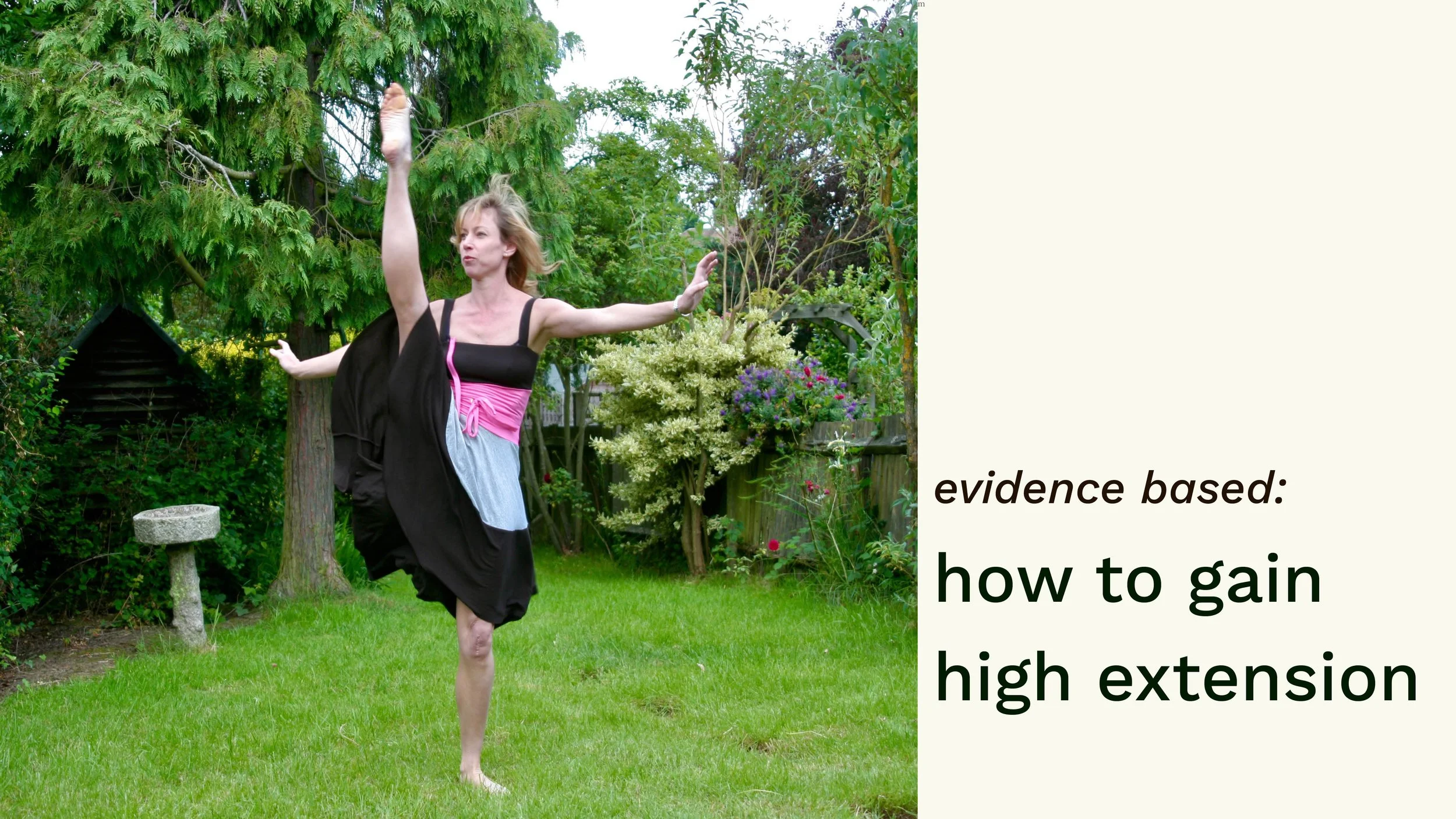 evidence based: how to gain high extension