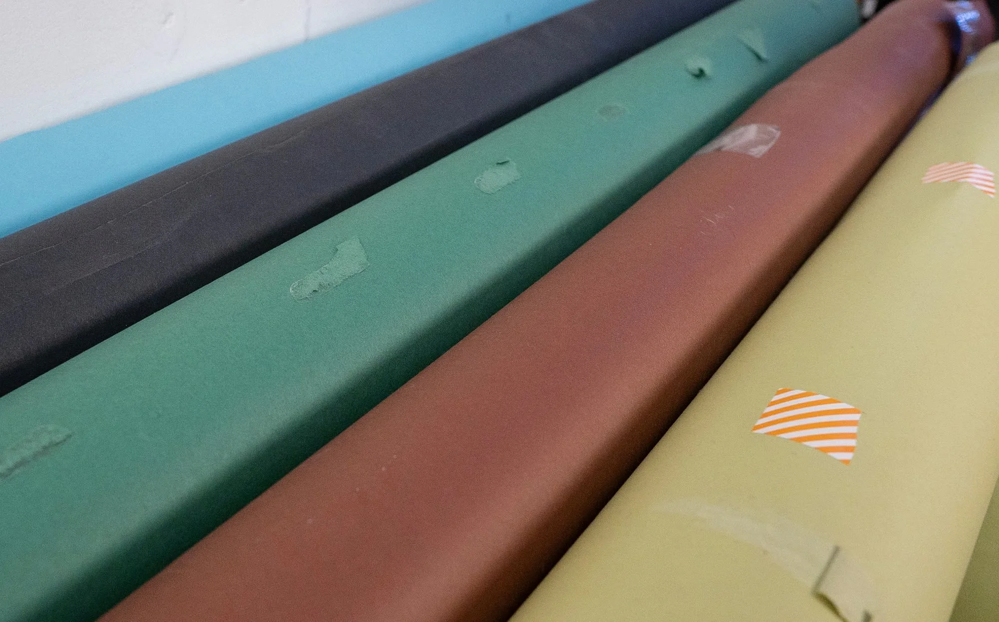 Colour backdrop paper rolls at Kobe Studio Amsterdam