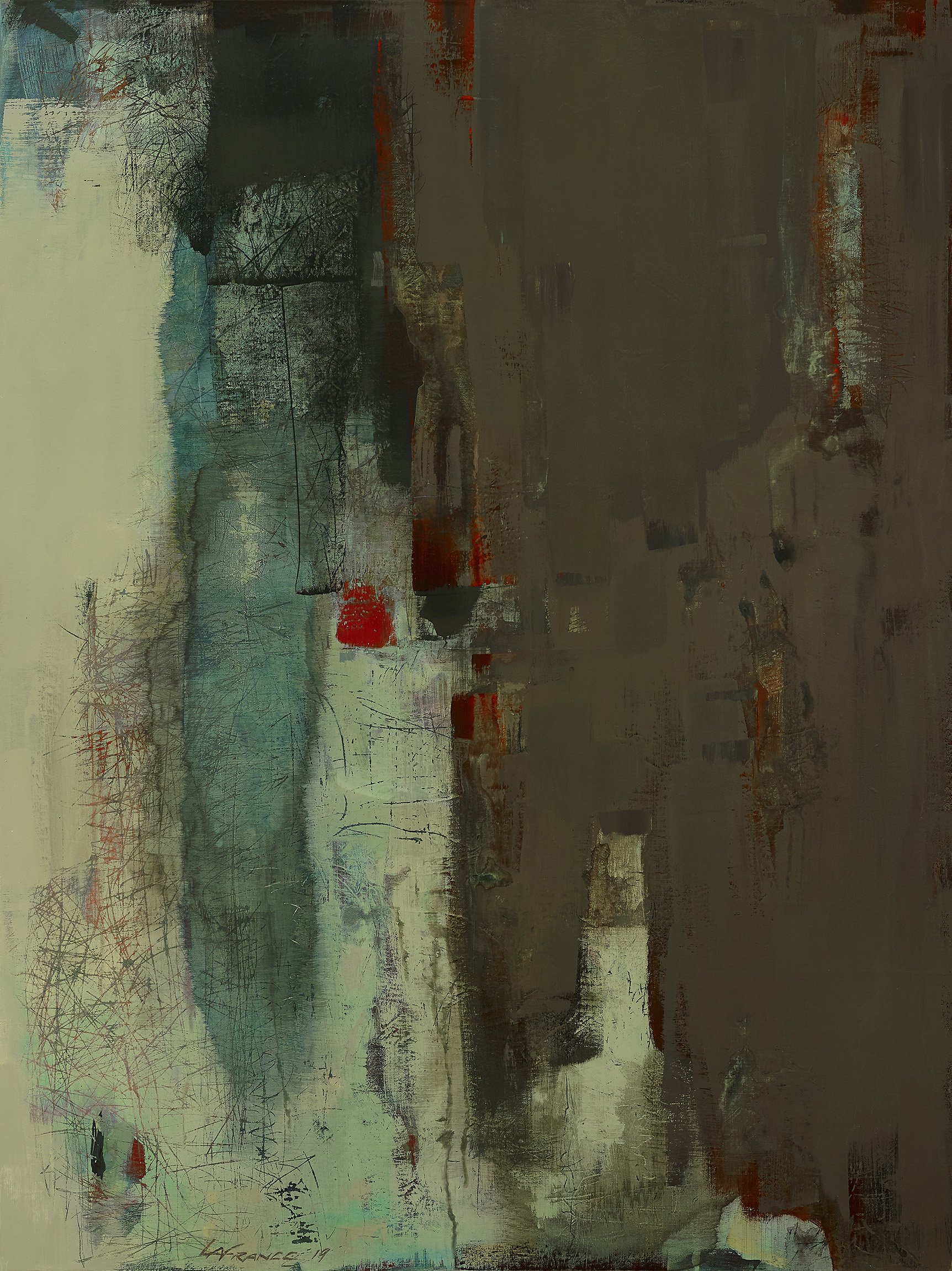 SANS TITRE 2019 • Acrylique sur toile • 92 X 122 cm