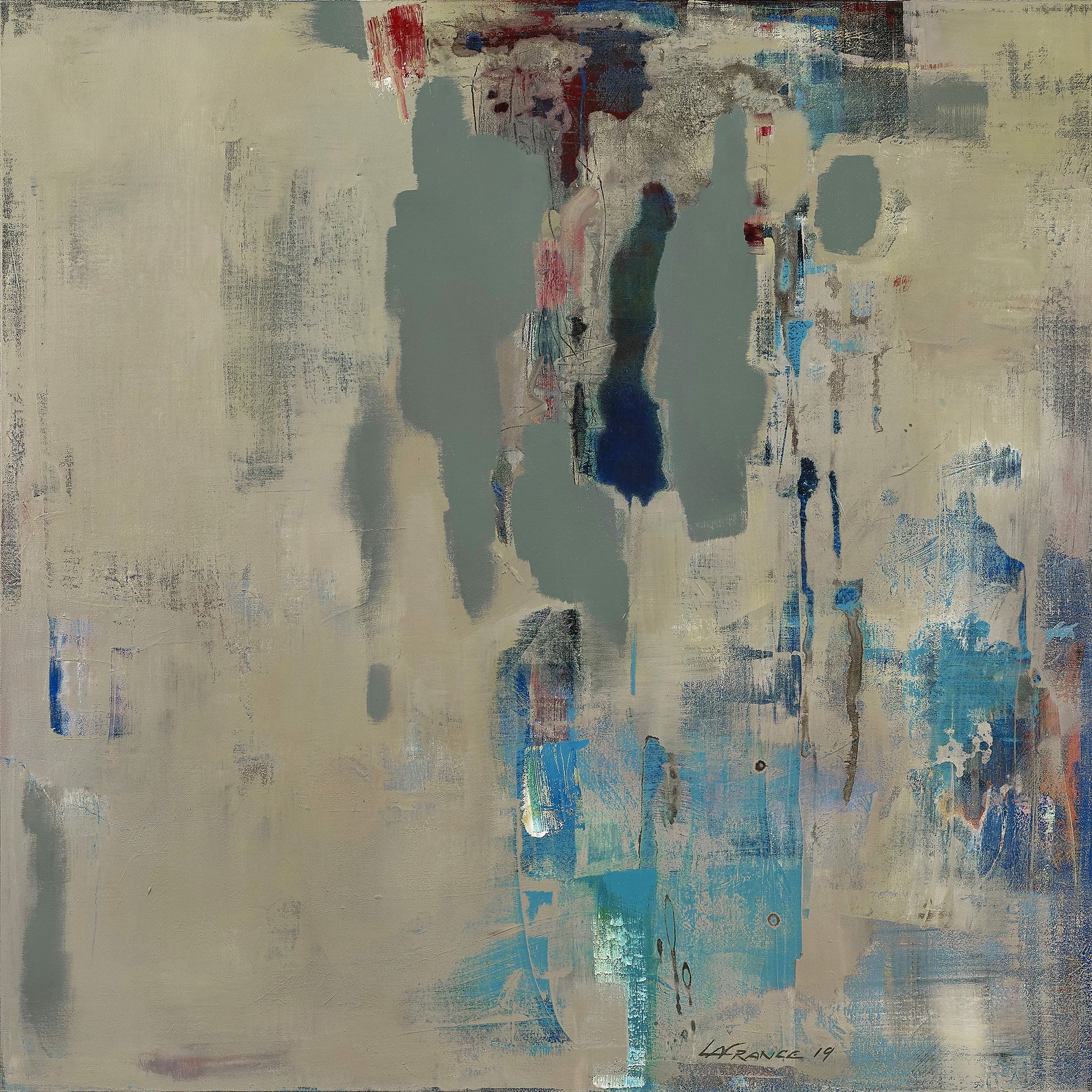 PURE LAND 2019 • Acrylique sur toile • 102 X 102 cm