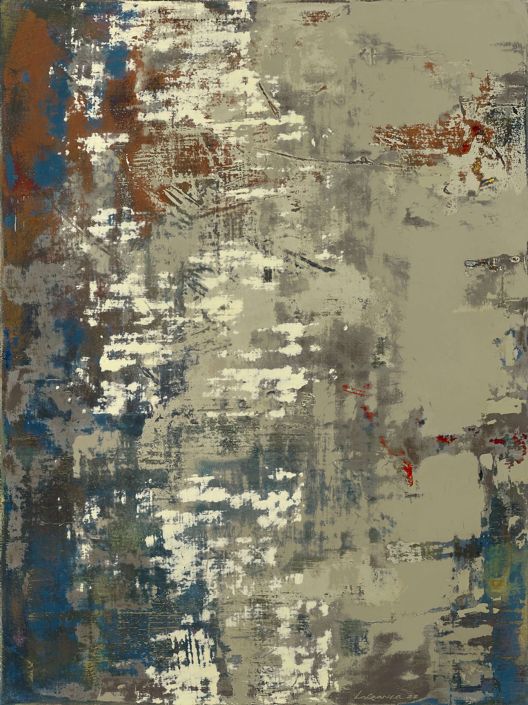 RÉVERBÉRATION 1 2022 • Acrylique sur toile • 76 X 102 cm