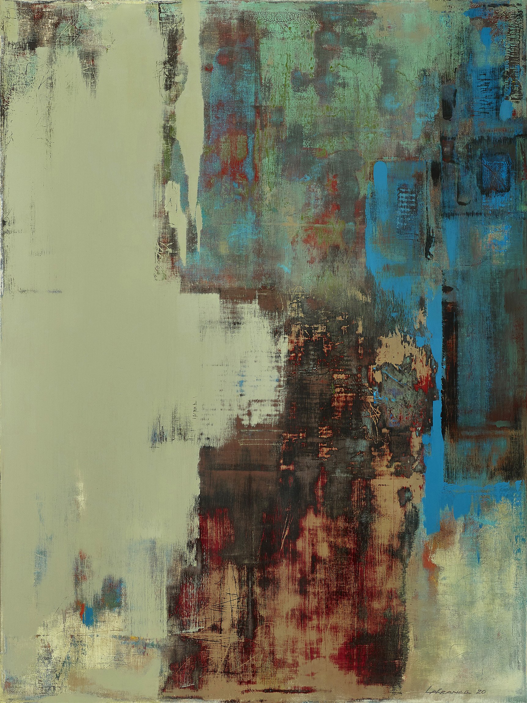 UNCERTAIN CLOUDS 2020 • Acrylique sur toile • 92 X 122 cm