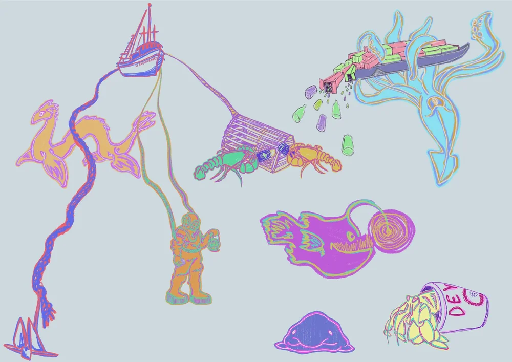 Stef Woof Illustrates Anchor &amp; Hops