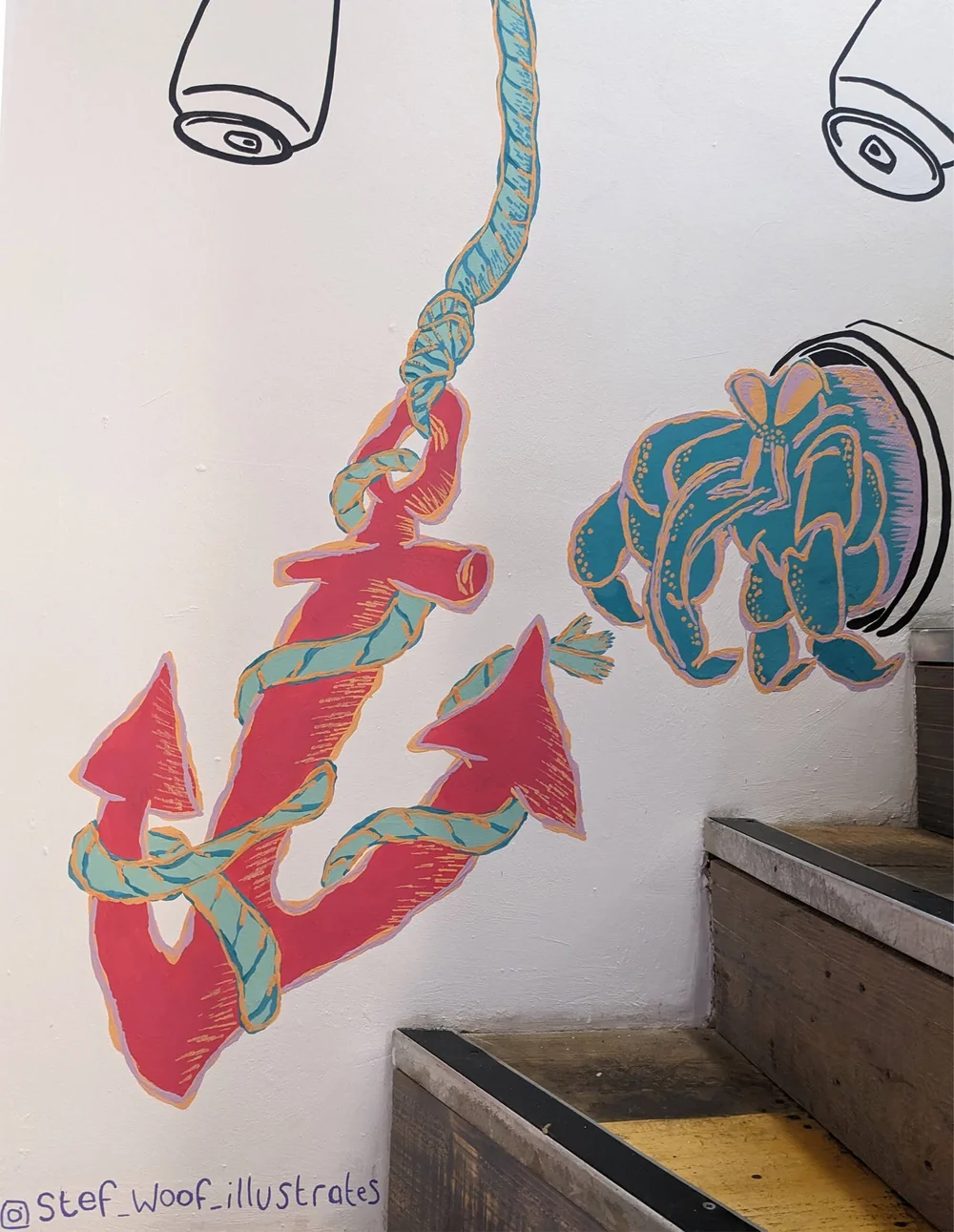 Stef Woof Illustrates Anchor &amp; Hops