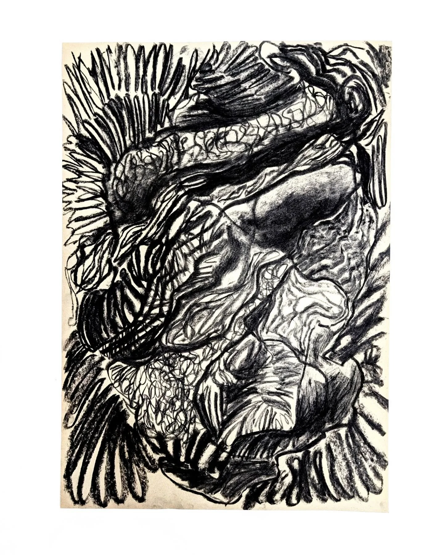 ✍🏽 scribbling ✍🏽 recently I've been experimenting with spontaneity and the unknown. My professional illustration practice is very planned and every tiny detail is deliberate, and this had become strangely stifling. I felt the urge to completely swi