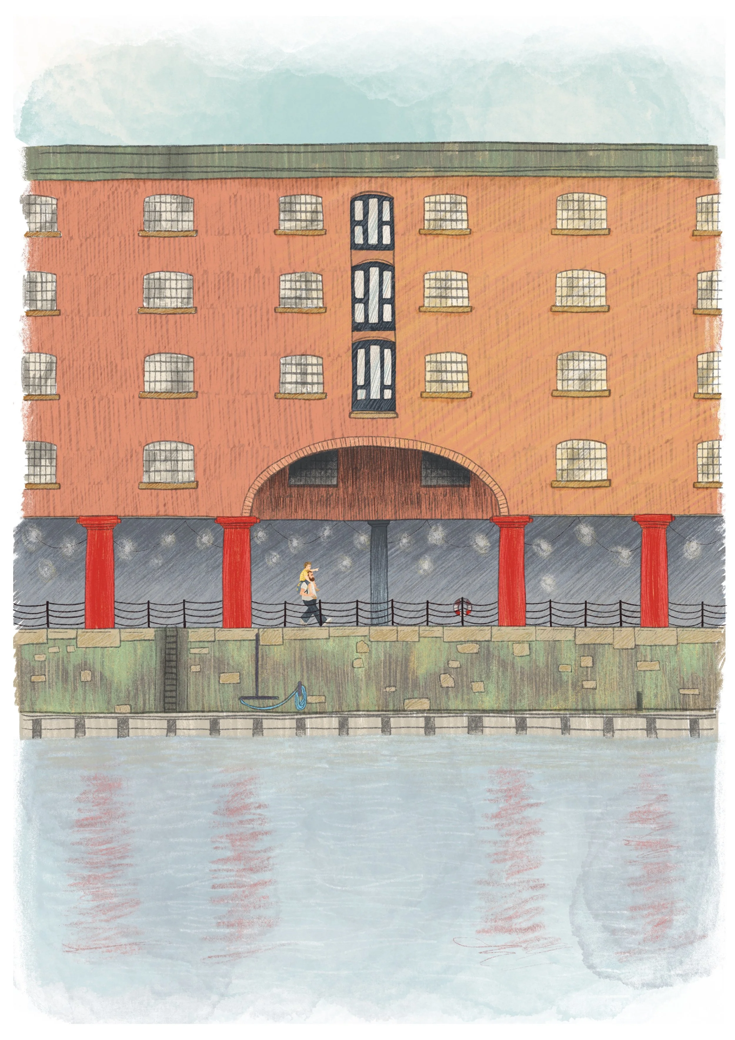 Jimmy Visits Liverpool, storybook design &amp; illustration